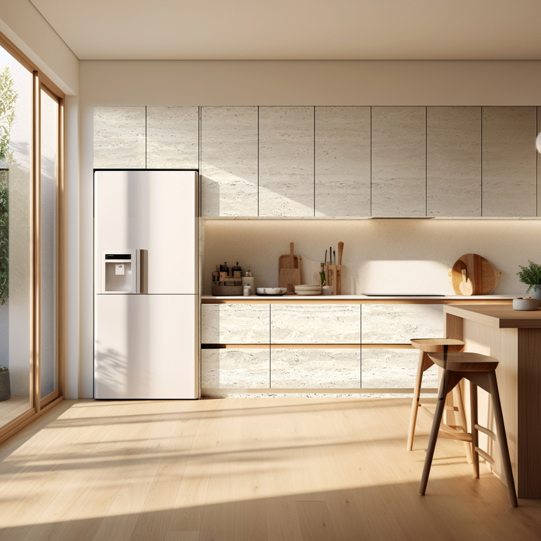 SZ07 Synchronised Travertine Panel - Naturale